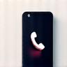 Icon of a modern smartphone with a phone receiver graphic on its screen, indicating a direct phone call for support.