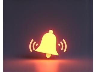 Abstract image of a notification icon being silenced, representing effective email and notification management.