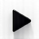 Icon representing on-demand learning, with a play button and a clock.